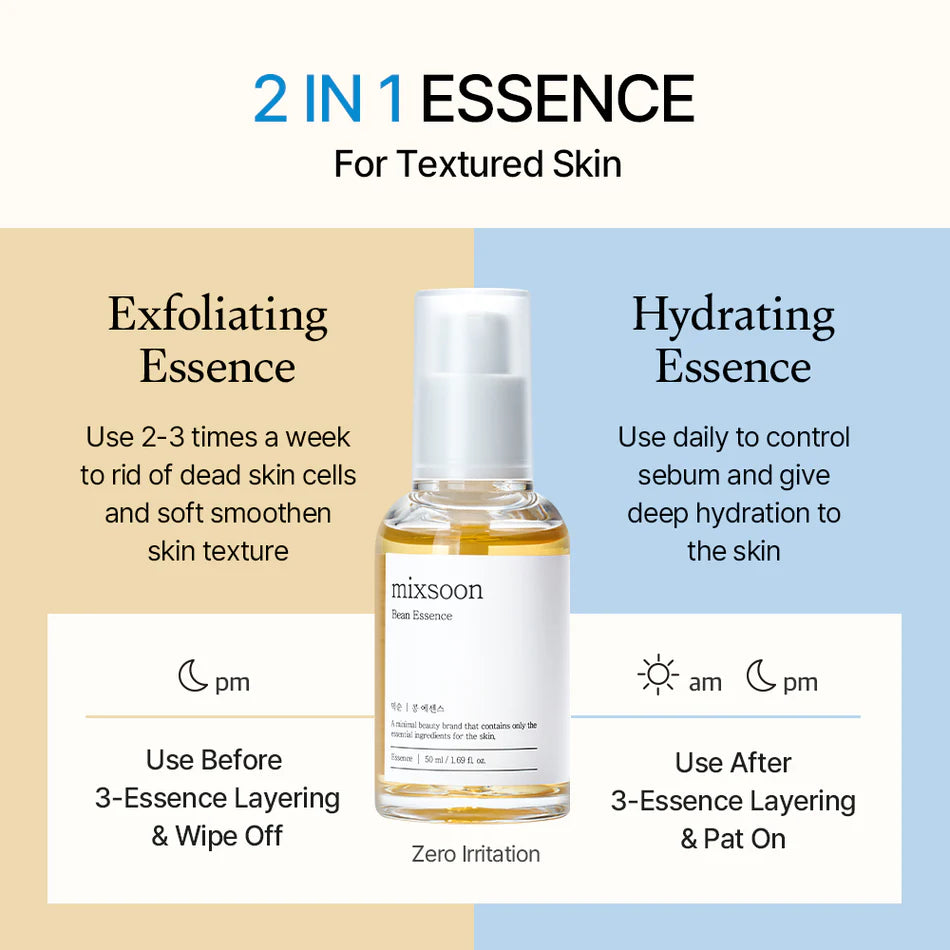 mixsoon - Bean Essence (50 mL/30 mL).