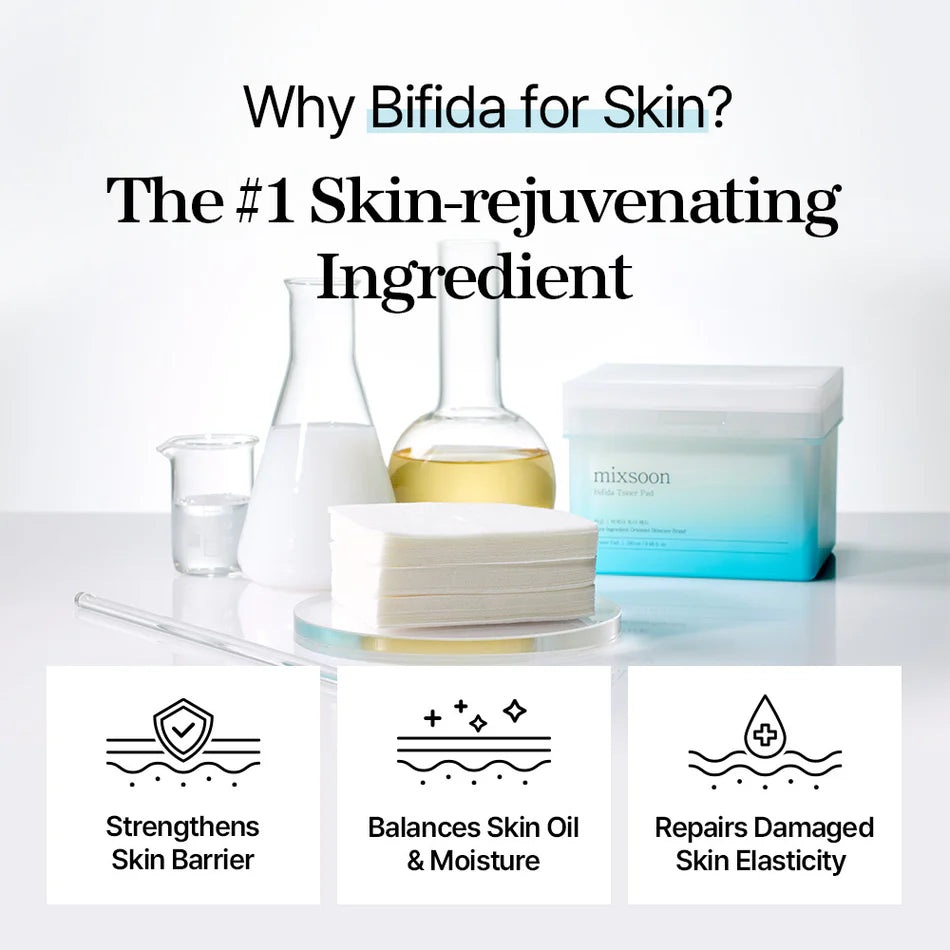 mixsoon - Bifida Toner Pad (120 pcs)