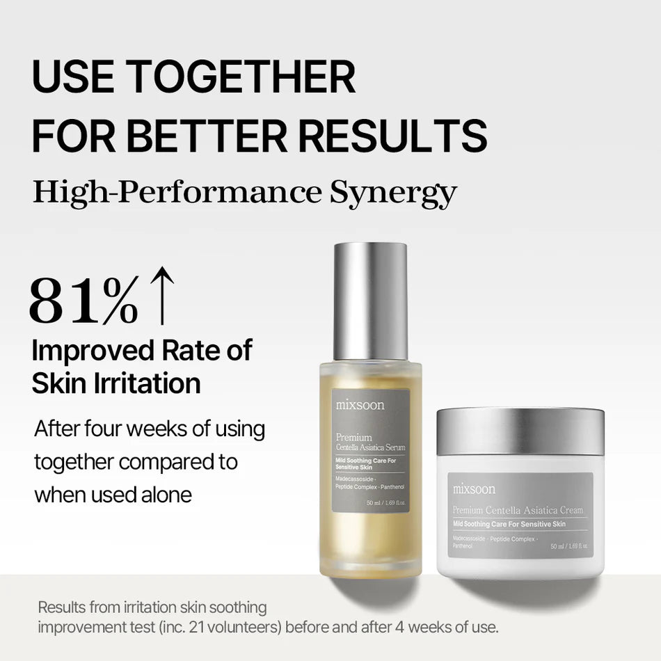mixsoon - Premium Centella Asiatica Serum (50 mL).
