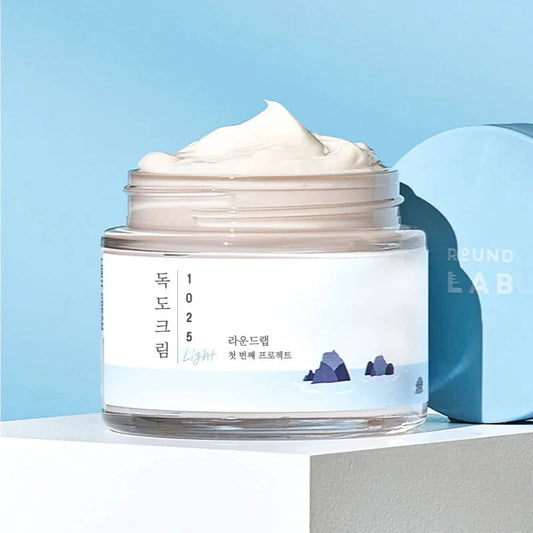 Round Lab - 1025 Dokdo Light Cream (80 mL).