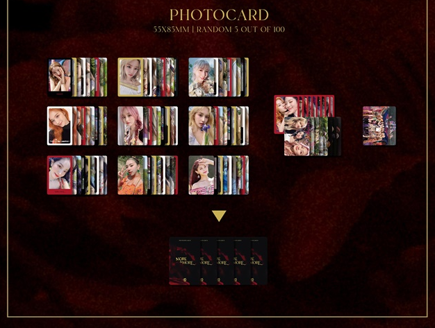 TWICE 9th Mini Album MORE & MORE, Random