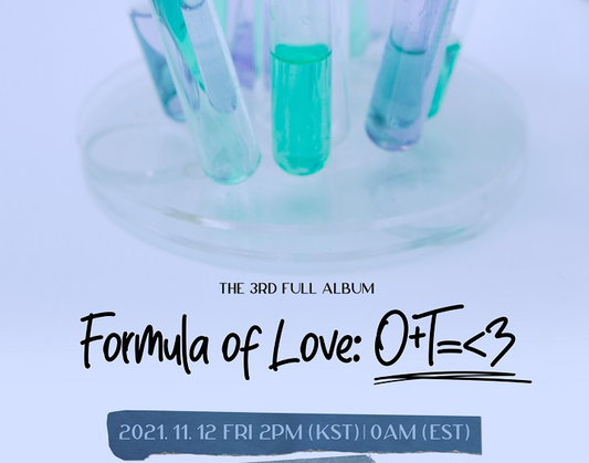 TWICE - 3rd Album Formula of Love: O+T=<3, (4 VERSIONS).