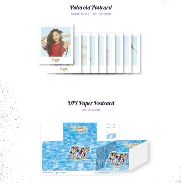 TWICE 2nd Special Album SUMMER NIGHTS, 3 VERSIONS.
