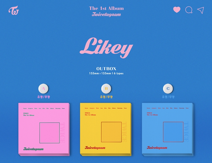 TWICE - 1st Album [TWICETAGRAM] (3 Versions) – K-Towns
