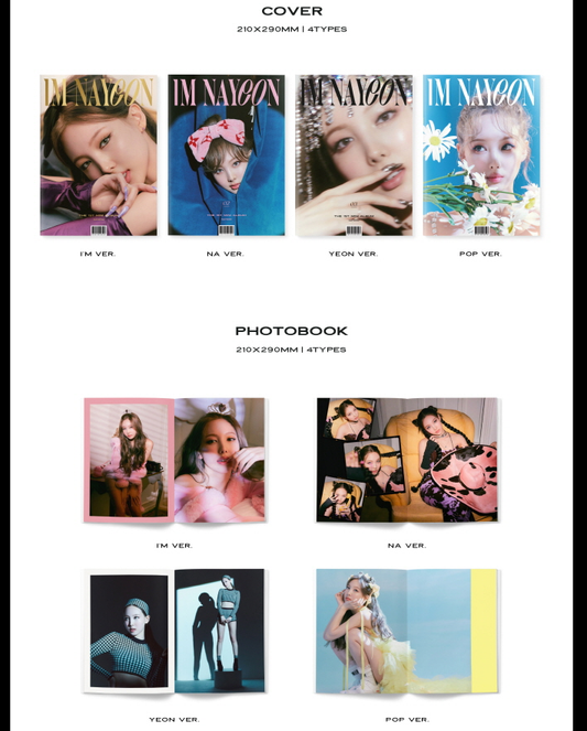 Nayeon Twice 1st Mini Album IM NAYEON, 4 VERSIONS