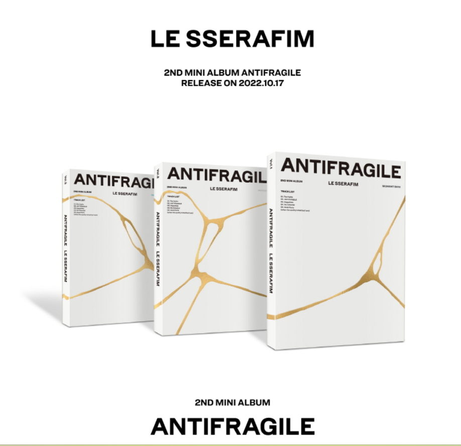 LE SSERAFIM Antifragile Weverse 10個 未開封 30571-LE-SSERAFIM-Mini-Album-