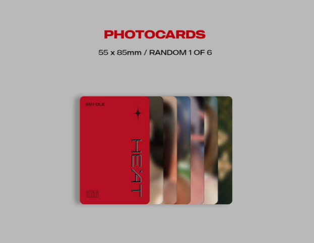 (G)I-DLE Special Album HEAT DIGIPAK Group Ver**