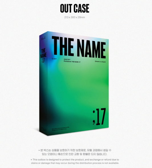 SEVENTEEN 2022 SVT Photobook THE NAME; 17