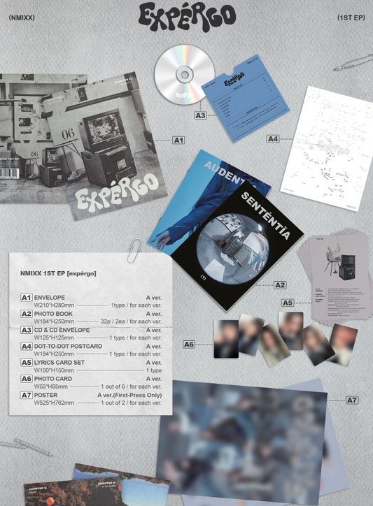 NMIXX 1st EP Album EXPERGO (2 Versions).
