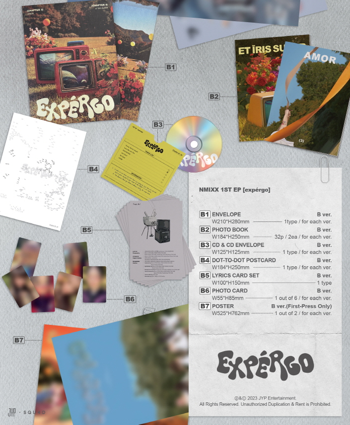 NMIXX 1st EP Album EXPERGO (2 Versions).
