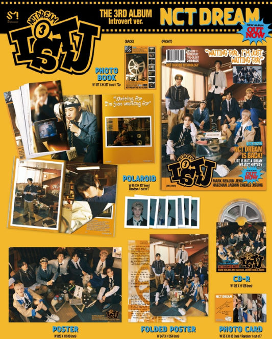 NCT DREAM 3RD ALBUM, ISTJ, PHOTOBOOK VERSION, RANDOM.