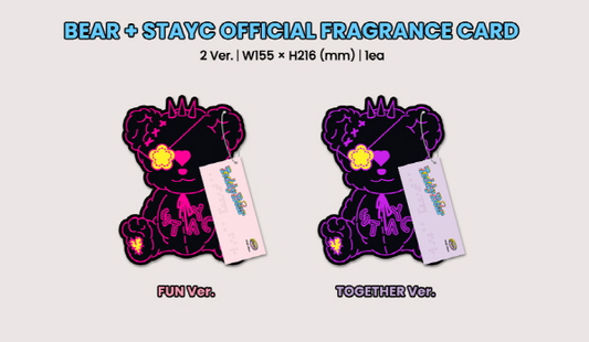 STAYC 4TH SINGLE ALBUM, TEDDY BEAR (2 Versions).