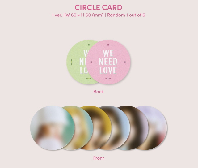 STAYC 3RD SINGLE ALBUM, WE NEED LOVE (2 Versions).