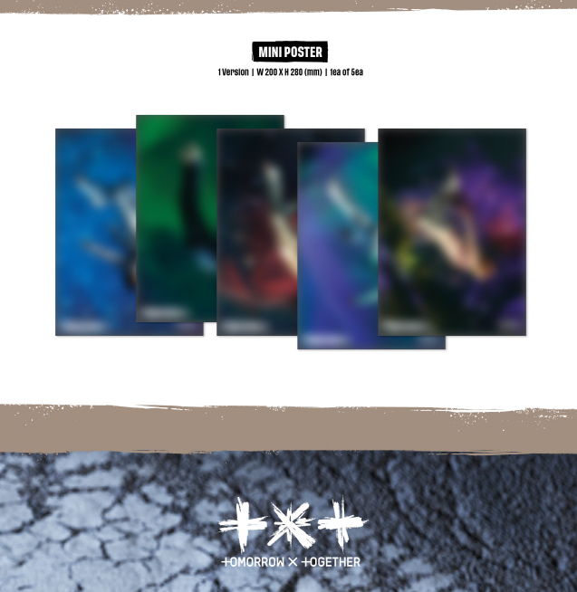 TOMORROW X TOGETHER TXT THE NAME CHAPTER FREEFALL GRAVITY VERSION RANDOM 1ea.