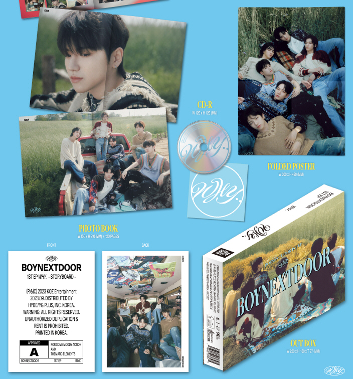 BoyNextDoor - 1st Mini Album [WHY.. (2 VERSIONS).