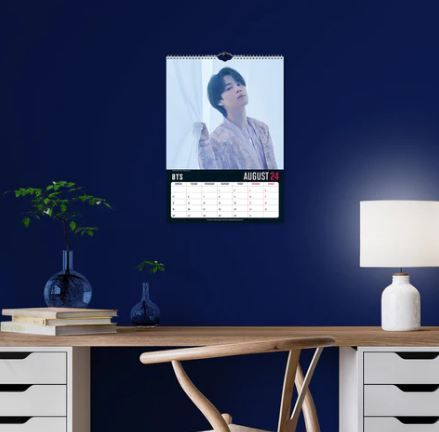 BTS 2024 OFFICIAL CALENDAR (A3 size - 12in x 17in)