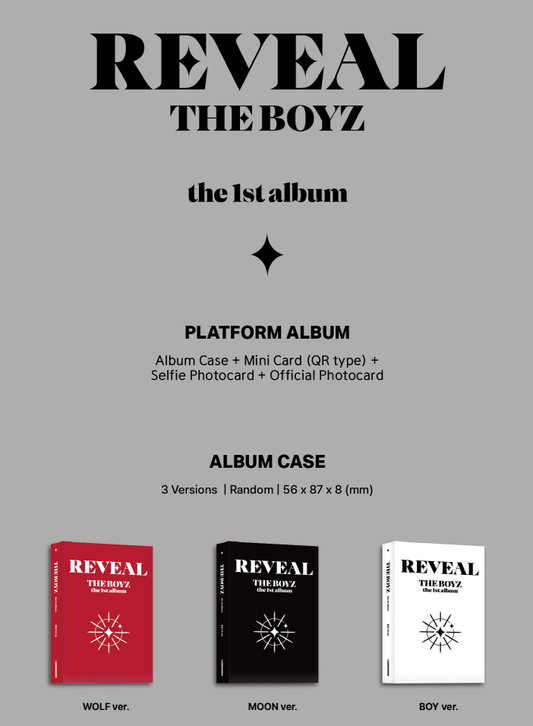 THE BOYZ 1st Album REVEAL Platform Version (3 Versions).