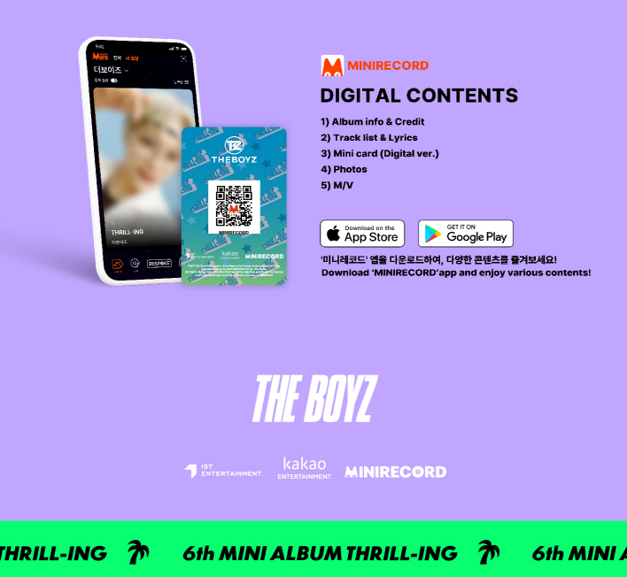 THE BOYZ 6th Mini Album THRILL-ING Platform Version RANDOM