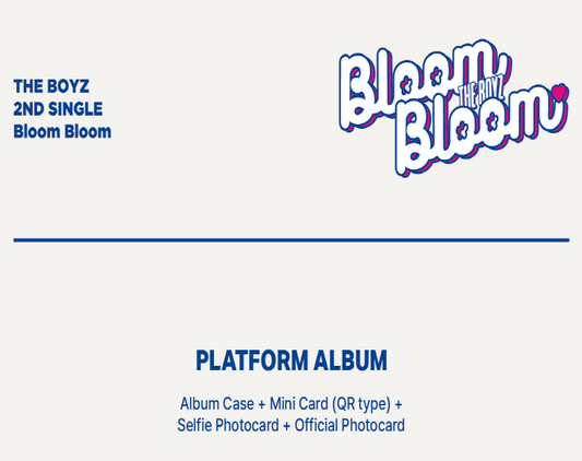 THE BOYZ 2nd Single Album BLOOM BLOOM Platform Version RANDOM
