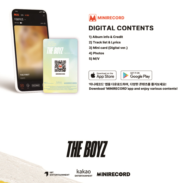 THE BOYZ Debut Album THE FIRST Platform Version RANDOM