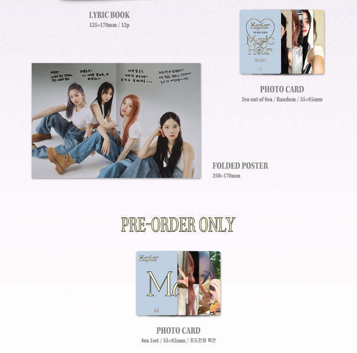 KEP1ER - 5th Mini Album Magic Hour Unit Version (2 Versions)