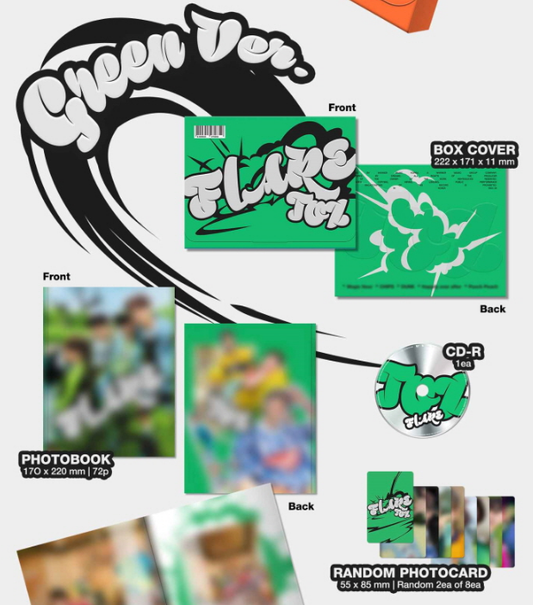 TOZ 1st Mini Album FLARE (2 Versions).