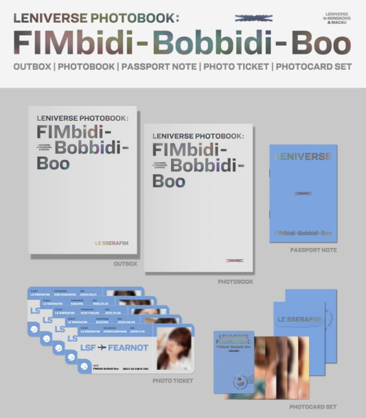LE SSERAFIM - LENIVERSE PHOTOBOOK FIMbidi-Bobbidi-Boo