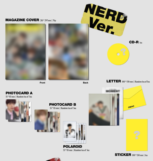 ONE PACT 1st Mini Album MOMENT (Random).