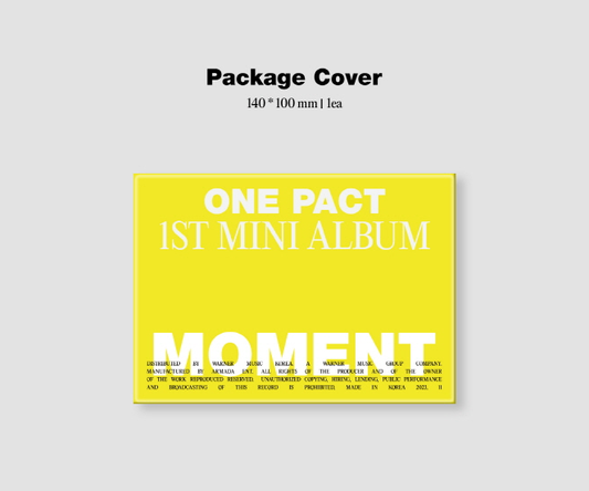 ONE PACT 1st Mini Album Moment PocaAlbum version