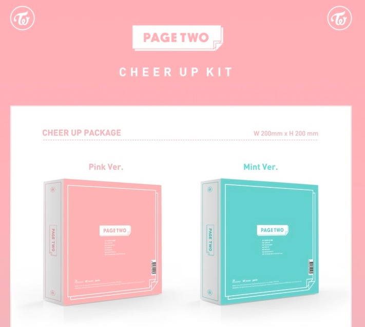 TWICE 2nd Mini Album PAGE TWO (2 VERSIONS).