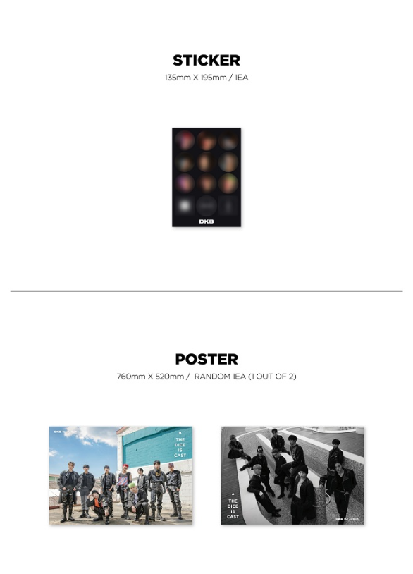 DKB 1st Album THE DICE IS CAST.