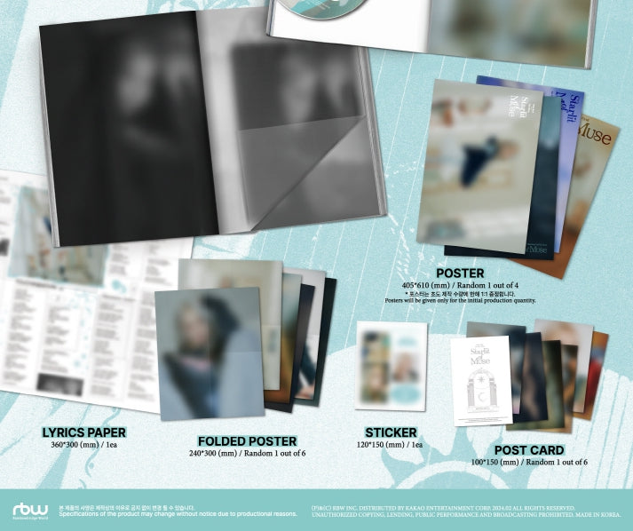 Moon Byul 1st Full Album Starlit of Muse Photobook Version.