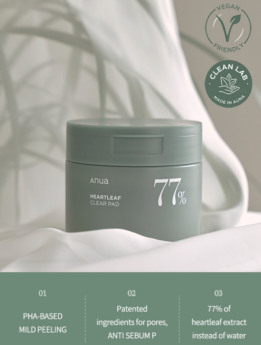 ANUA - Heartleaf 77% Clear Pad (70ea).