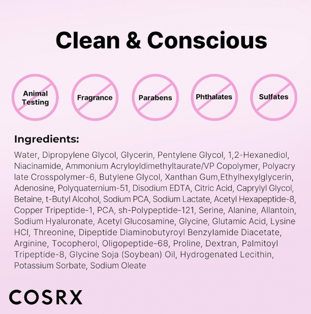 COSRX - The 6 Peptide Skin Booster Serum (150 mL).