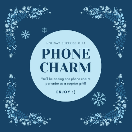 (K-Towns Holiday Surprise Gift) Mobile Phone Charms 1ea.