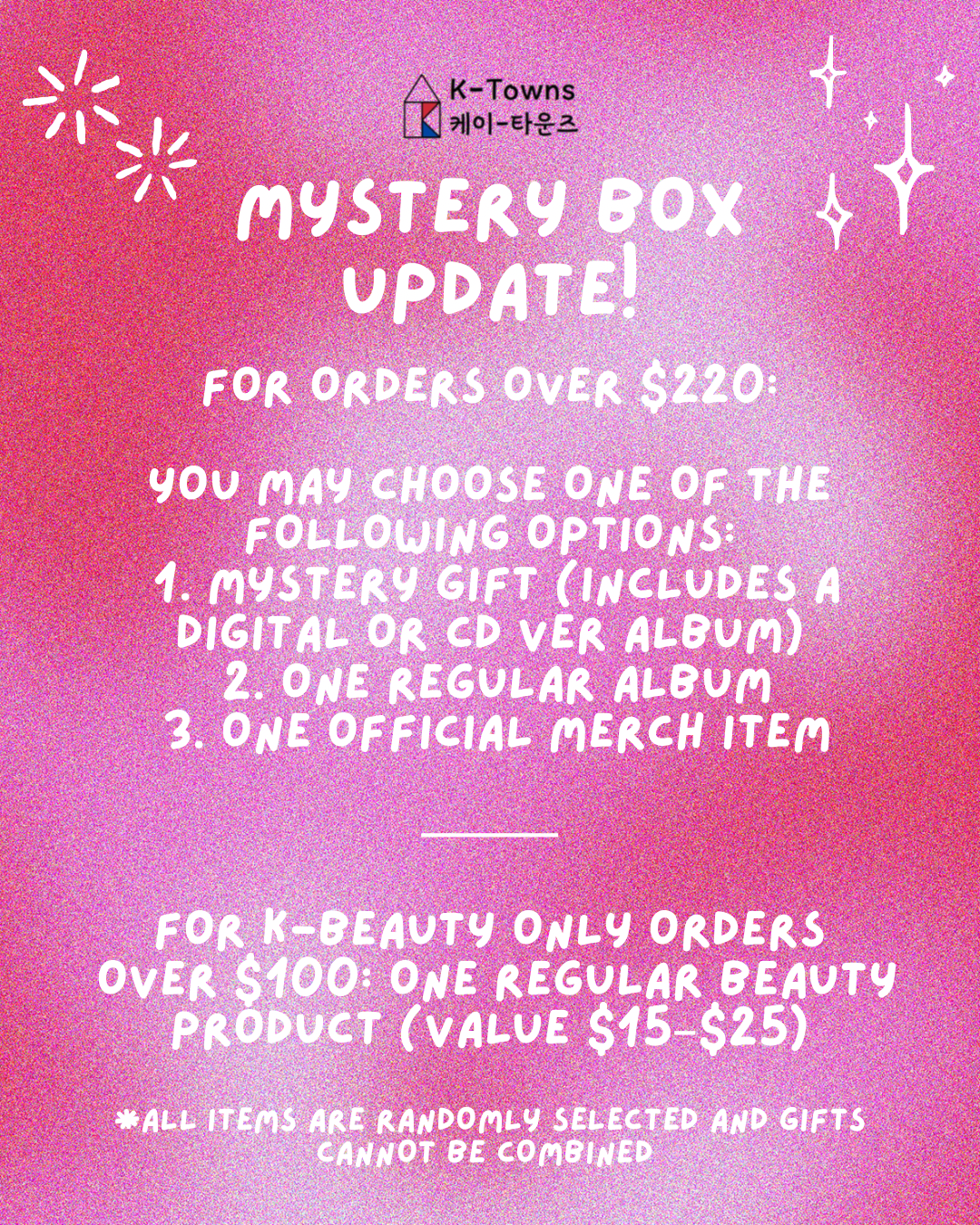 ✨ K-Towns Surprise Gift - Mystery Box Gift ✨