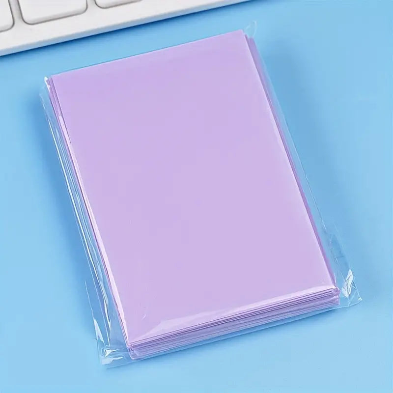 Card Sleeves 100pcs (Pink 50ea & Purple 50ea).