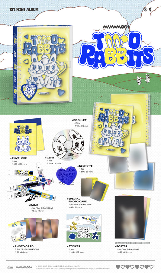 Mamamoo+ 1st Mini Album Two Rabbits