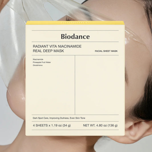 Biodance - Radiant Vita Niacinamide Real Deep Mask Set (4 ea)