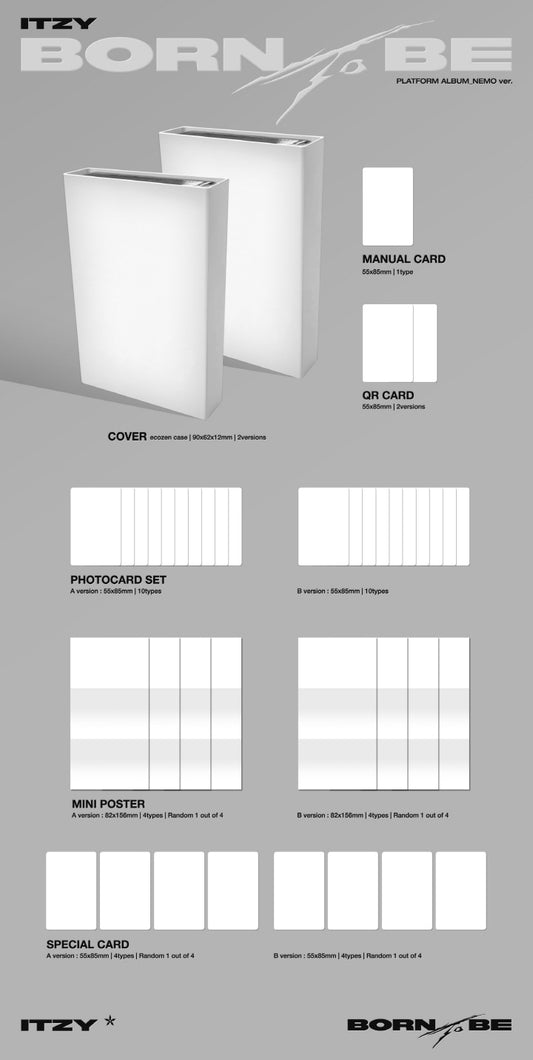 ITZY BORN TO BE PLATFORM ALBUM_NEMO VERSION (Random).