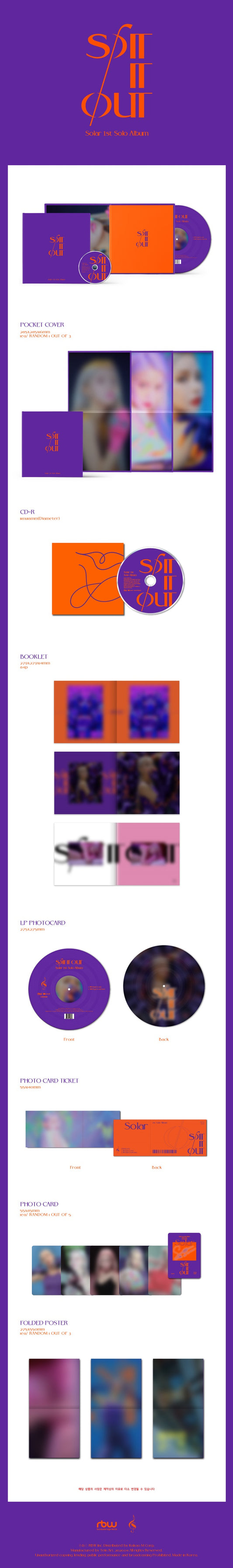 Solar (Mamamoo) - Single Album Spit It Out