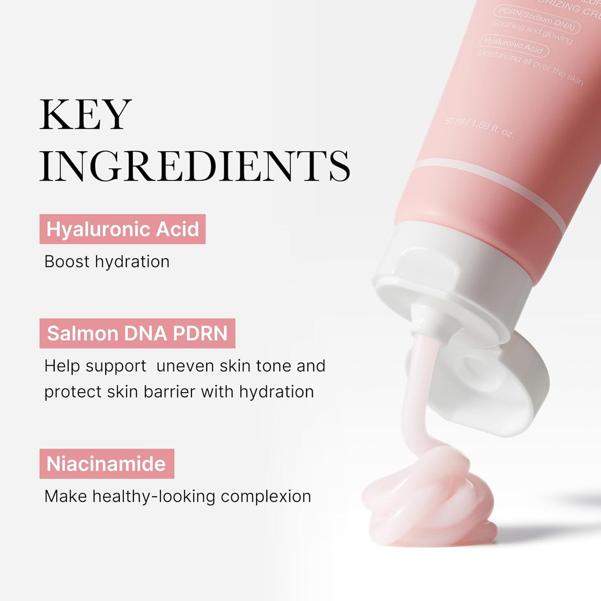 medicube - PDRN Pink Hyaluronic Moisturizing Cream (50 mL).