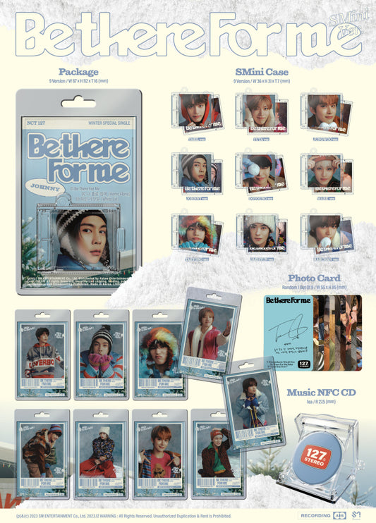 NCT 127 Winter Special Single Album - Be there for me - SMini Version (Random).