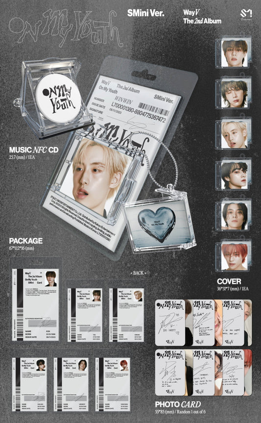 WAYV 威神V 2nd Album On My Youth SMini Version RANDOM.