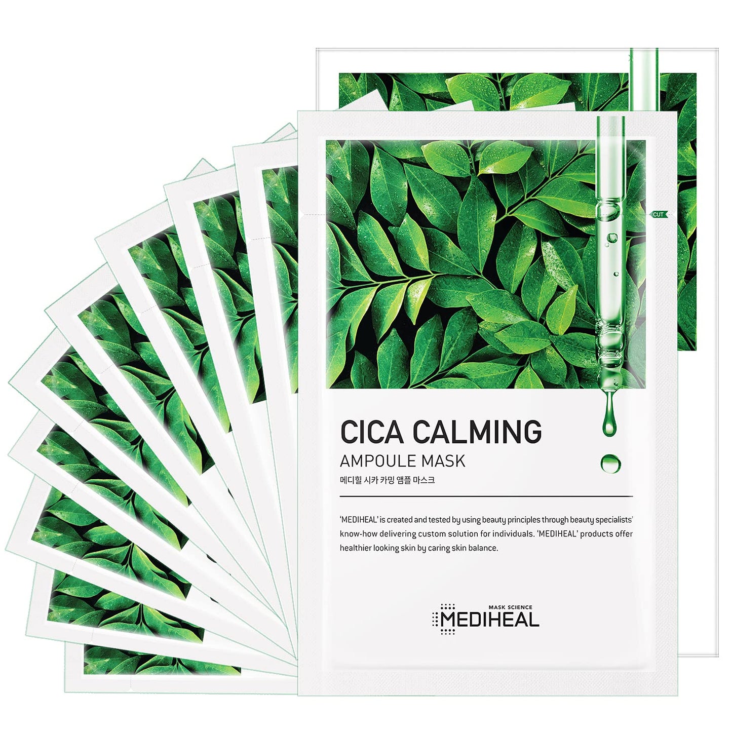 Mediheal - Cica Calming Ampoule Mask (10 pcs)