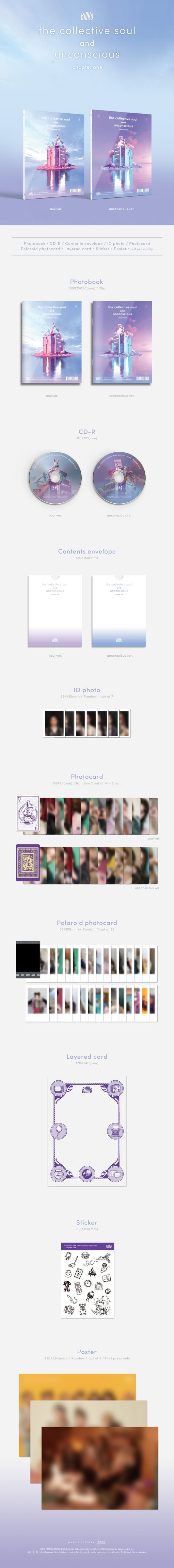 Billlie - 2nd Mini Album The collective soul and unconscious: chapter one (2 Versions).