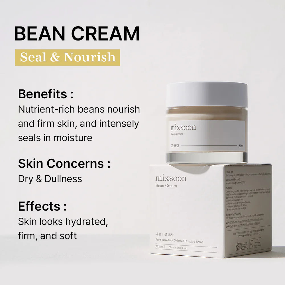 mixsoon - Bean Essence & Cream Duo Set.