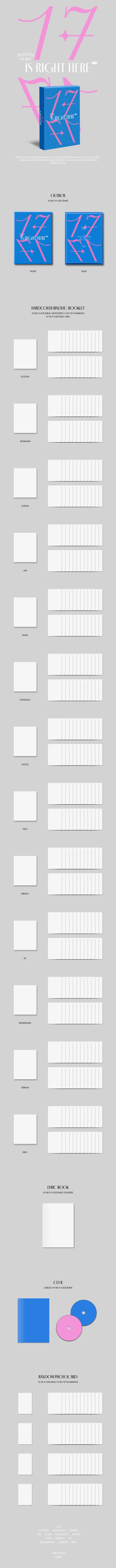 Seventeen Best Album 17 IS RIGHT HERE Dear Version.