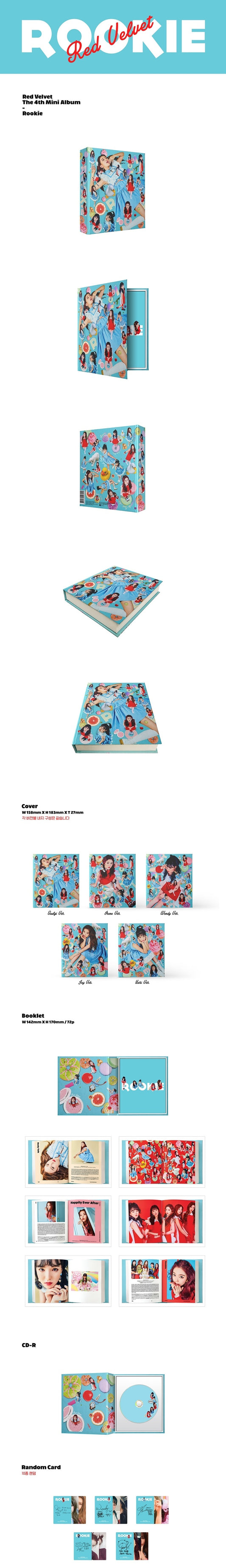 Red Velvet 4th Mini Album ROOKIE (5 Versions).