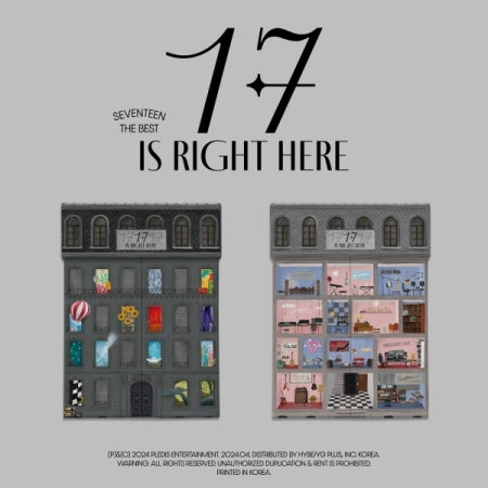 Seventeen Best Album 17 IS RIGHT HERE (2 Versions) Random – K-Towns
